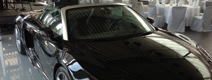Produktpräsentation des neuen Audi R8 mit Zauberer TOMBECK